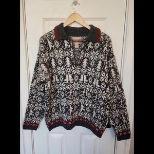 Vintage Woolworth snowflake sweater‎